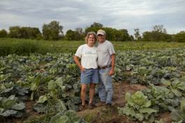 Tom and Vicki Zilke of Zilke Vegetable Farm
