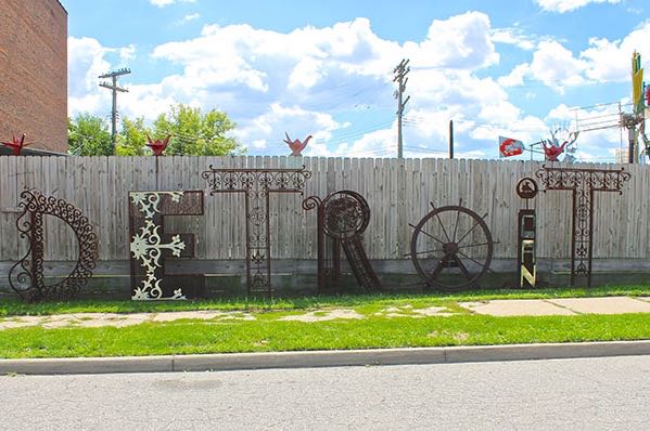 Embellishments along the fenceline of the CAN Art Handworks compound