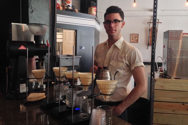 Nathan Hamood, president of Dessert Oasis Coffee Roasters