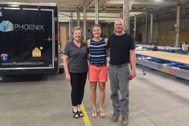 Hilde, Kate, and Bill McDonald of Passive House