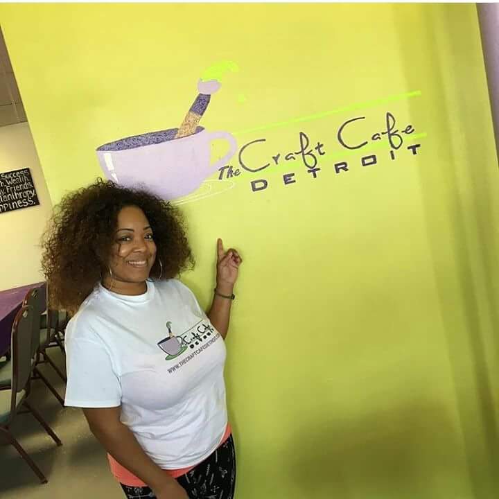 Candice Meeks, owner of The Craft Cafe Detroit