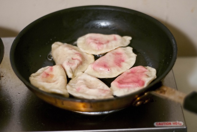 Bumbo's beet-potato pierogi