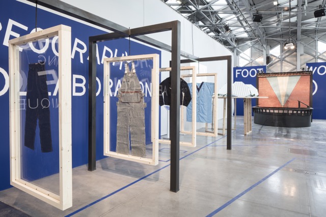Display in the "Footwork" exhibit