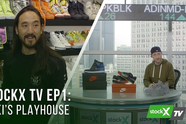 Screenshot of the first episode of StockX TV