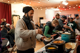 Attendees of SOUP fundraisers pay $5 for a bowl of soup and a vote