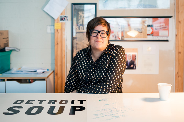 Detroit SOUP founder Amy Kaherl