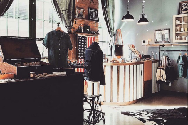 Detroit Denim's retail space