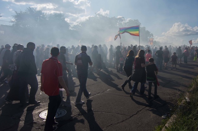 DCFC fans march to the match