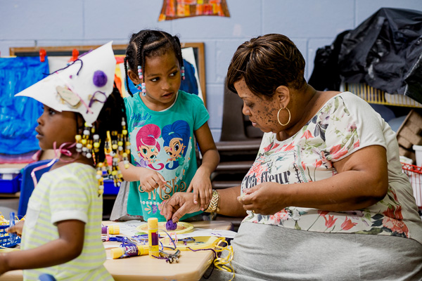 Kids and providers at Child Star Development Center