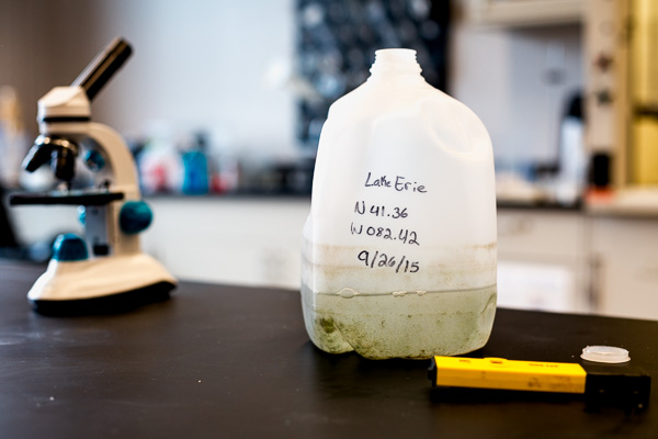 Water sample from Lake Erie