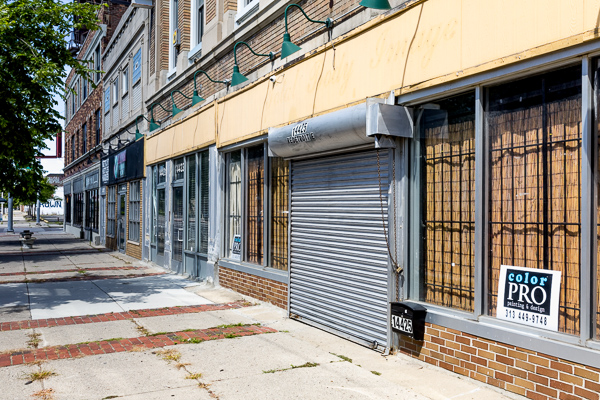 Store fronts of Jefferson Avenue