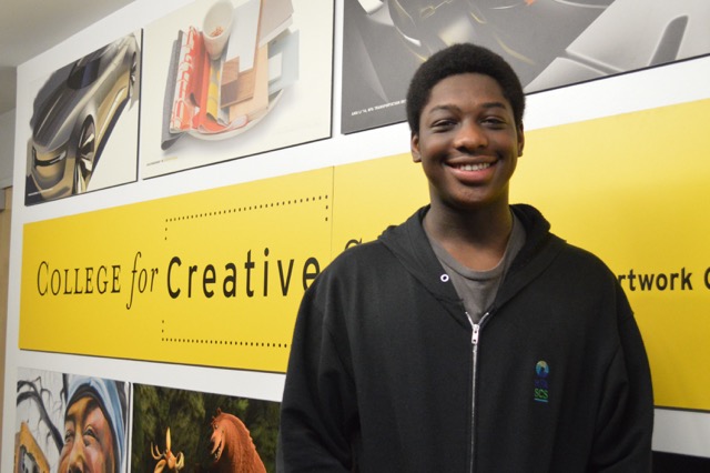 Habacuc Samuel Bessiake, award-winning artist and graduate of Henry Ford Academy