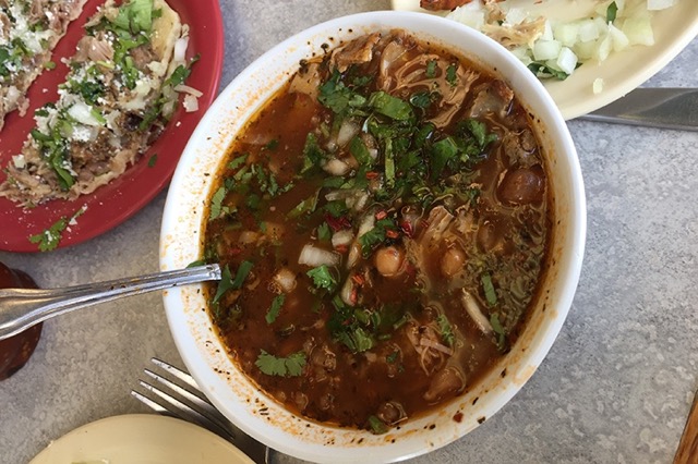 Lamb stew at Taqueria Alameda