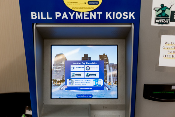 DWSD bill payment kiosk