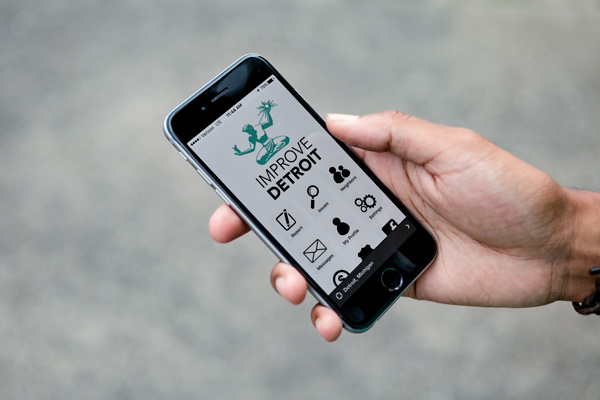 The Improve Detroit app