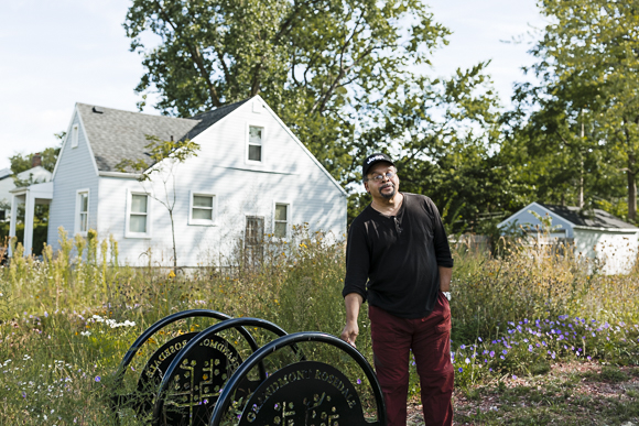 Ray Johnson, a volunteer and neighbor of The Butterfly Meadow