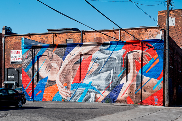 A mural in Eastern Market