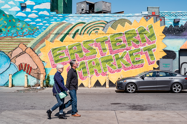 A mural in Eastern Market