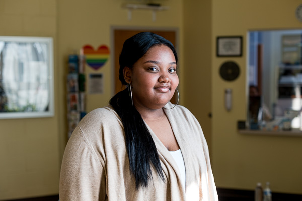 Alana Baldwin, 18-year-old senior at River Rouge High School