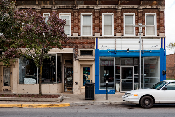 Abandoned storefront on Jos Campau