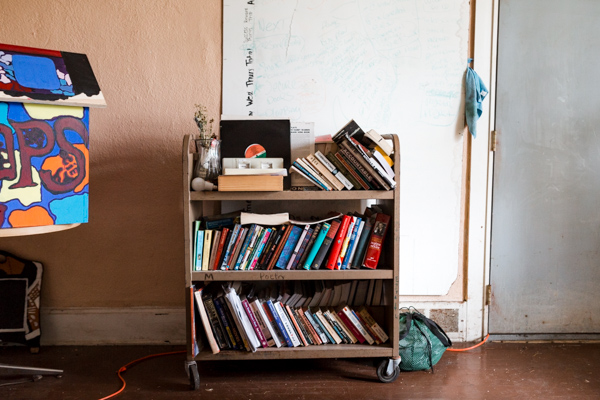 Books at the Detroit Poetry Society HQ