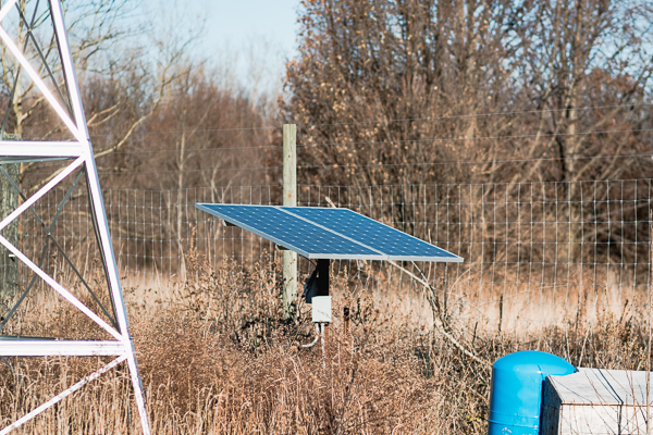 Solar panel at D-Town Farm