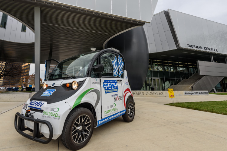 Lawrence Tech's award-winning autonomous vehicle