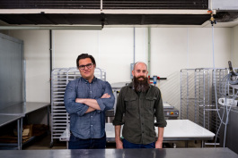 Will Branch and Zachary Klein in their new production facility in Eastern Market