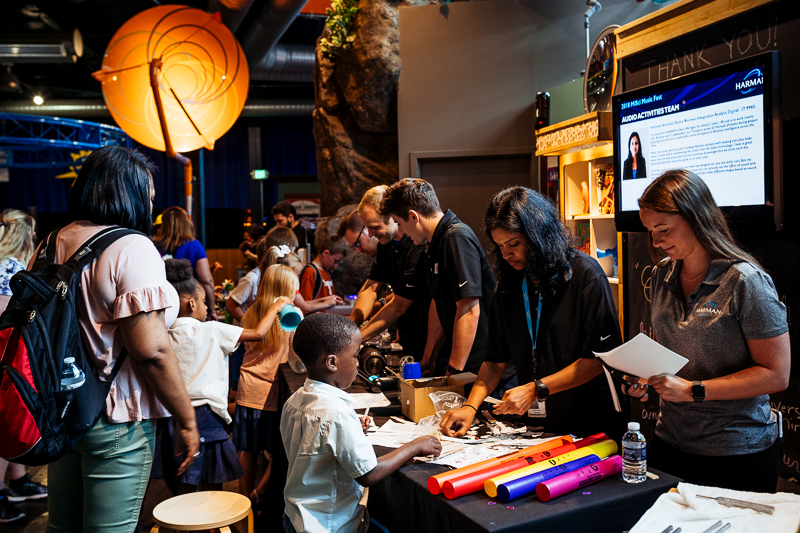 STEM learning event for kids at the Michigan Science Center