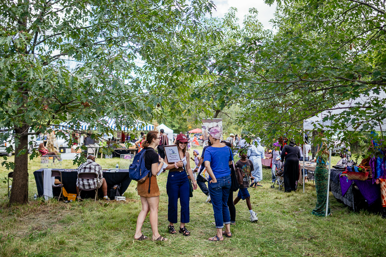 Guests at the festival