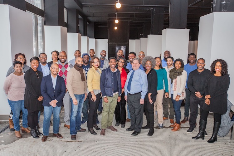 The first Capital Impact Partners cohort with trainer Corey Leon