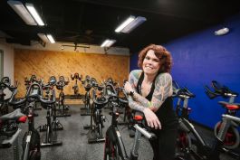 Amy Latawiec, owner of Rebel Cycle Studio