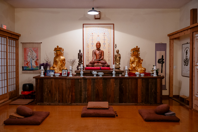 The meditation hall