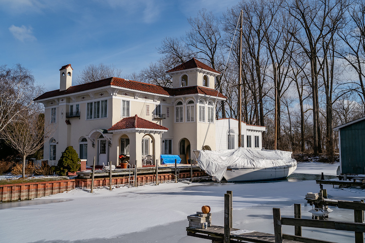 Spanish Colonial house in Detroit's Canal District