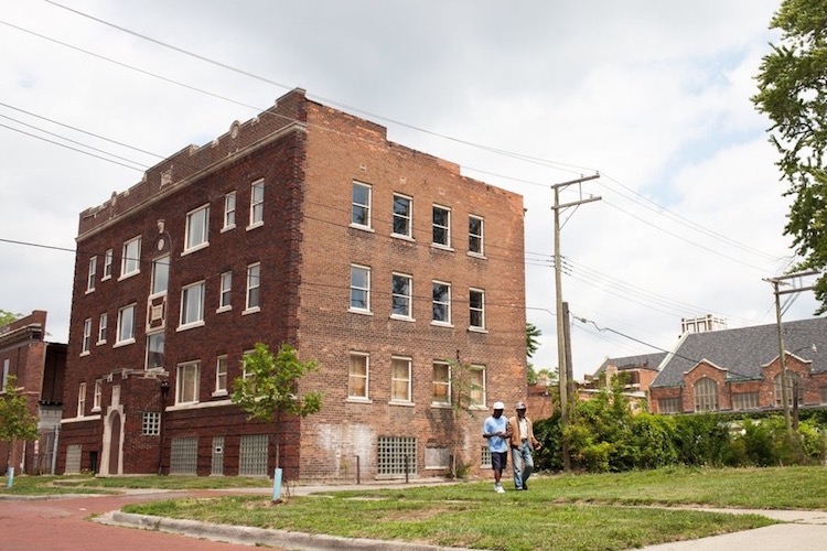 IDAO Building in Jefferson Chalmers prior to redevelopment