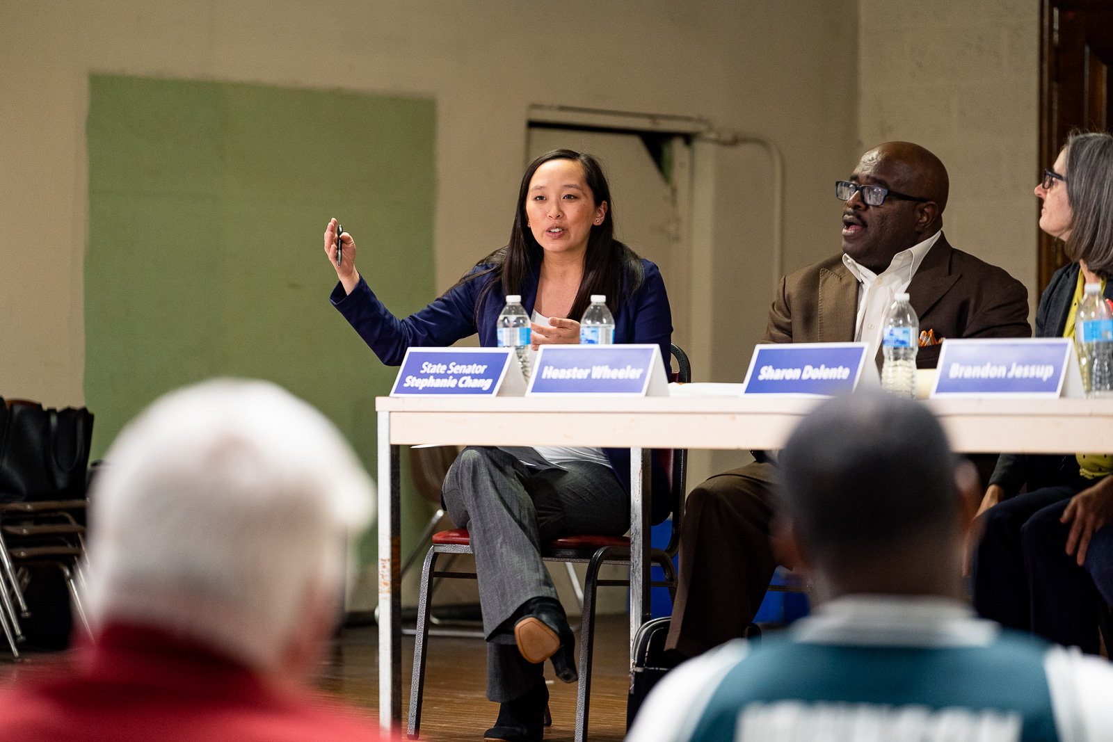 State Senator Stephanie Chang speaks at a Voting Rights and Elections Issues town hall