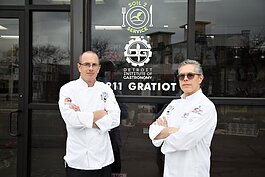 Jeremy Abbey and John Piazza, co-founders and executive directors of Detroit-based culinary arts nonprofit Soil2Service.