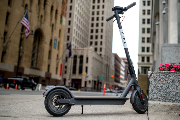 Shared scooters joined Detroit's many mobility choices this summer