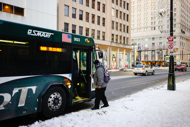 How do we make transit options available for everyone, including those with no smartphone or bank account, says Megan Owens of TRU. 