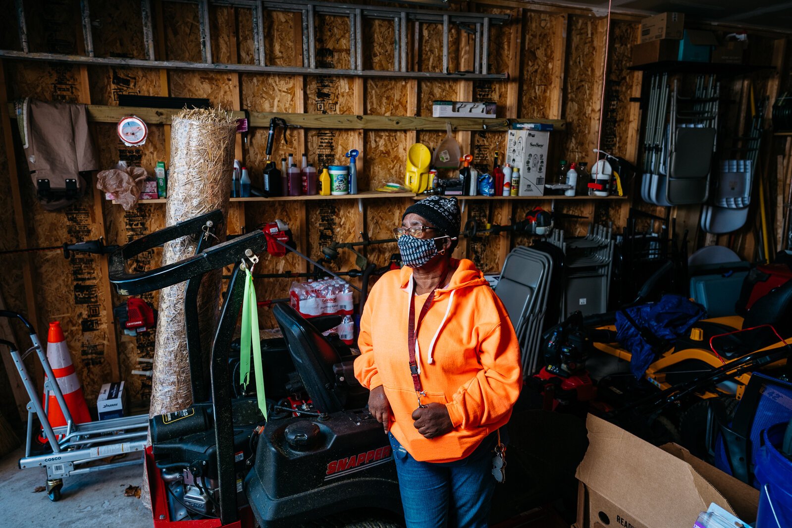 Sandra Williams is the grounds crew manager at a resilience hub, established by the Bailey Park Neighborhood Development Corporation and locally known as just  “The Hub”.