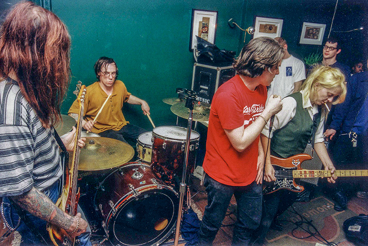 The Laughing Hyenas playing at Zoot's in the mid 90's. Third Man Records is reissuing their catalog this year