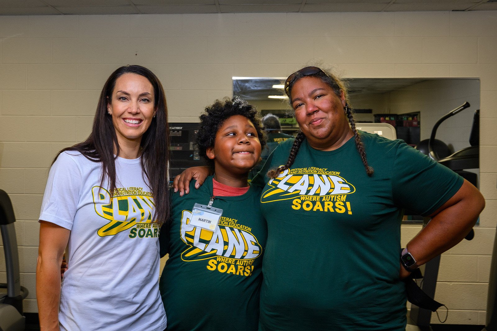 PLANE program creator Dr. Leah Ketcheson with program participants Martin Paige-Fowlkes and Amanda Paige.