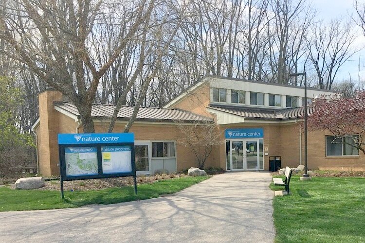 A view of the nature center at Lake St. Clair Metropark.