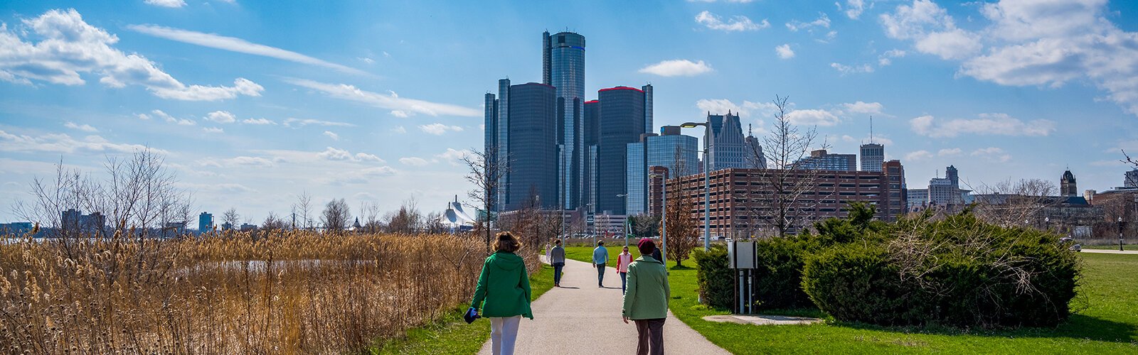 Milliken State Park in Detroit.