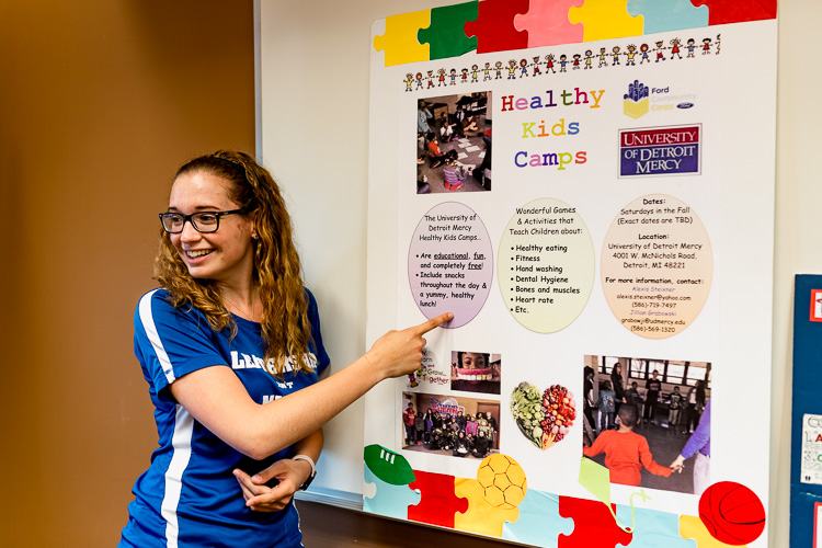 Danielle Maxwell, a member of UD Mercy's Emerging Leaders Program