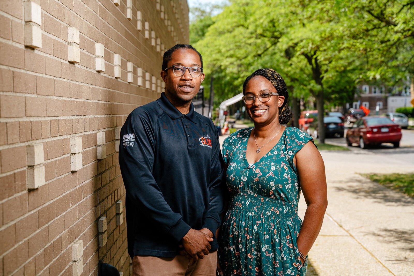 Dr. Tolulope Sonuyi, director of Detroit Life Is Valuable Everyday (DLIVE), and Juanita Houston, DLIVE's lead healthy minds coach.