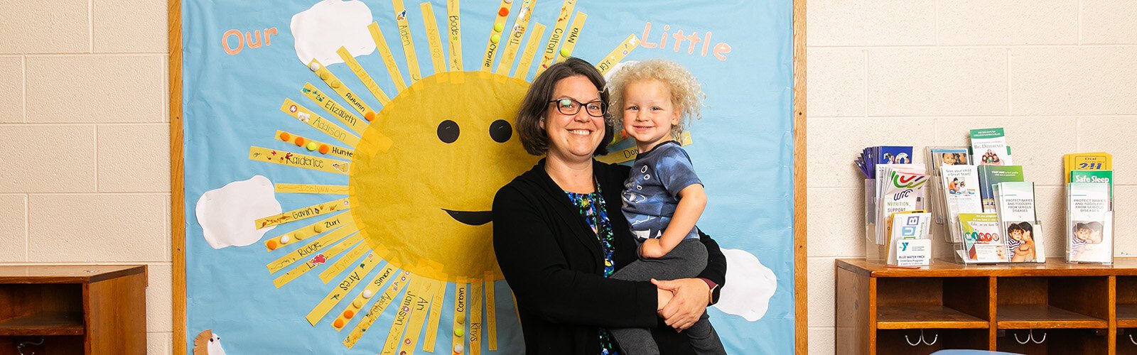 Meghann Porada directs the early childhood development program at the YMCA of the Blue Water Area.