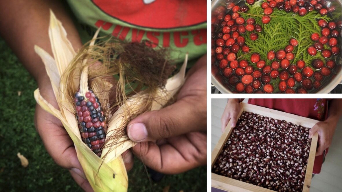 Photos of Indigenous family food traditions submitted to the Inter-Tribal Council of Michigan.