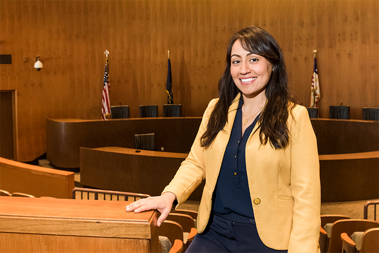 Detroit councilwoman Raquel Casteneda-Lopez at the Coleman A Young Municipal Center