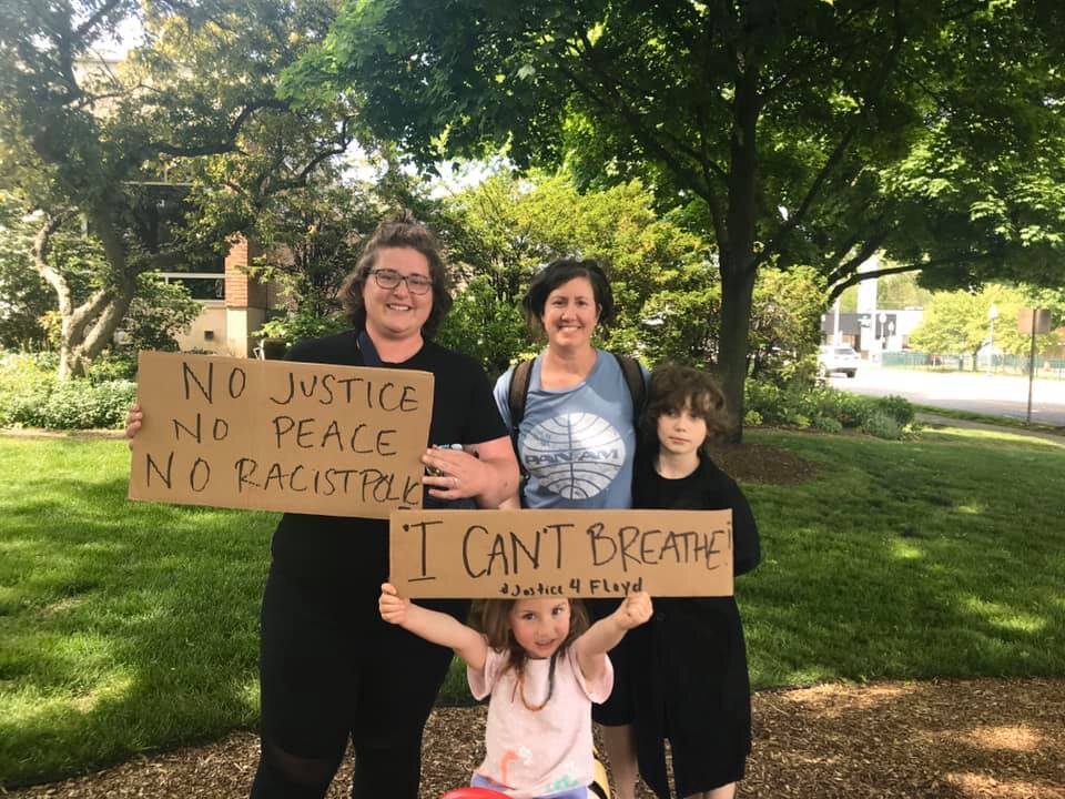 Protesters in Royal Oak. Couresy Summer March via Facebook.